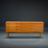 Buffet vintage en noyer, années 1960