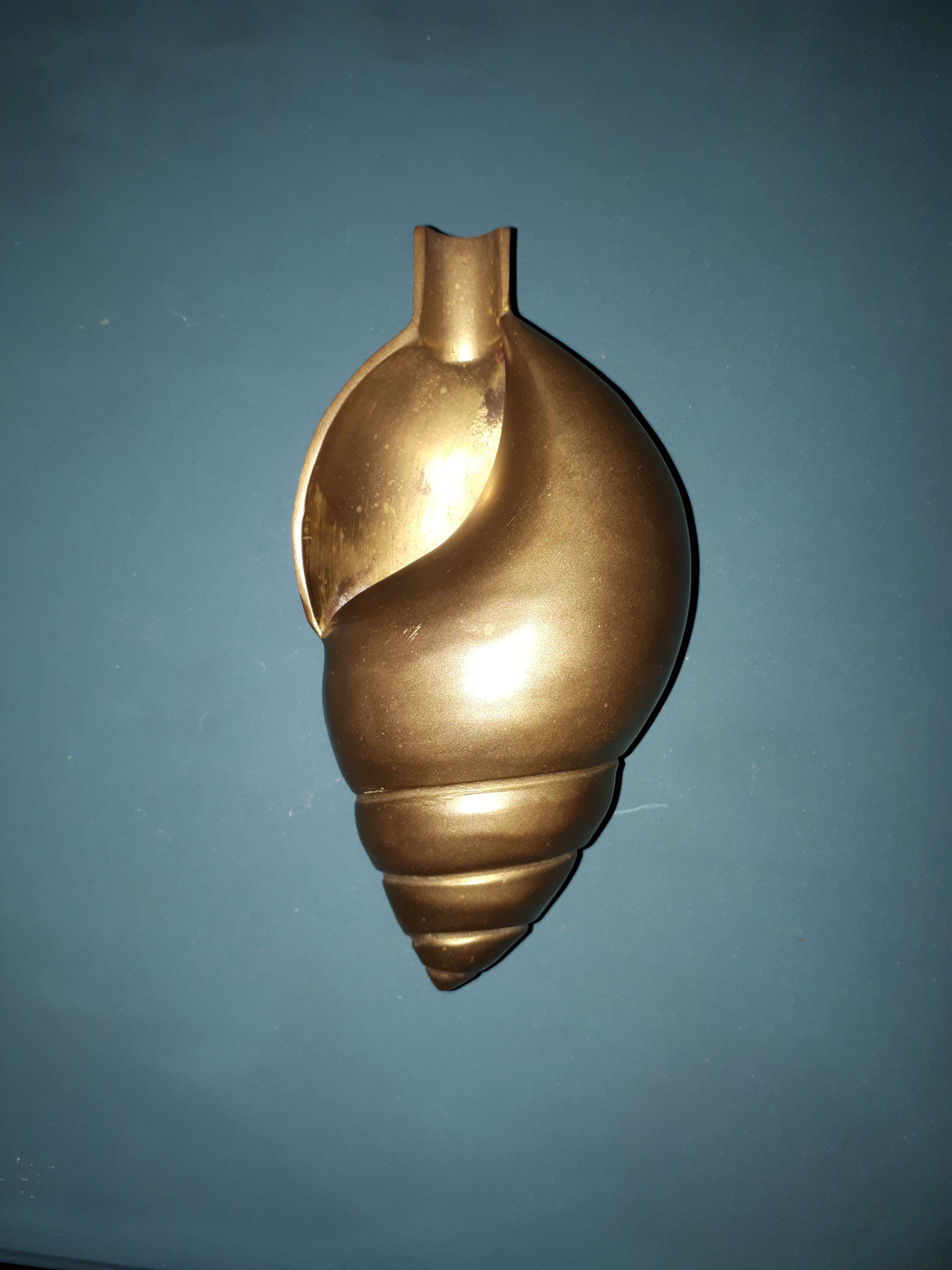 Brass individual ashtray, India