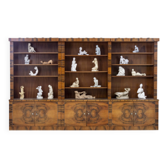 Grande bibliothèque Art déco, Tchécoslovaquie, années 1930