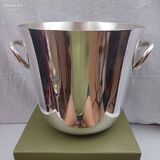 Christofle Vertigo model - silver-plated champagne bucket in very good condition box