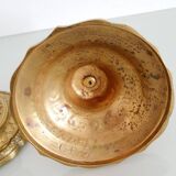 Pair of 19th century gilt bronze candlesticks - Château de Compiègne
