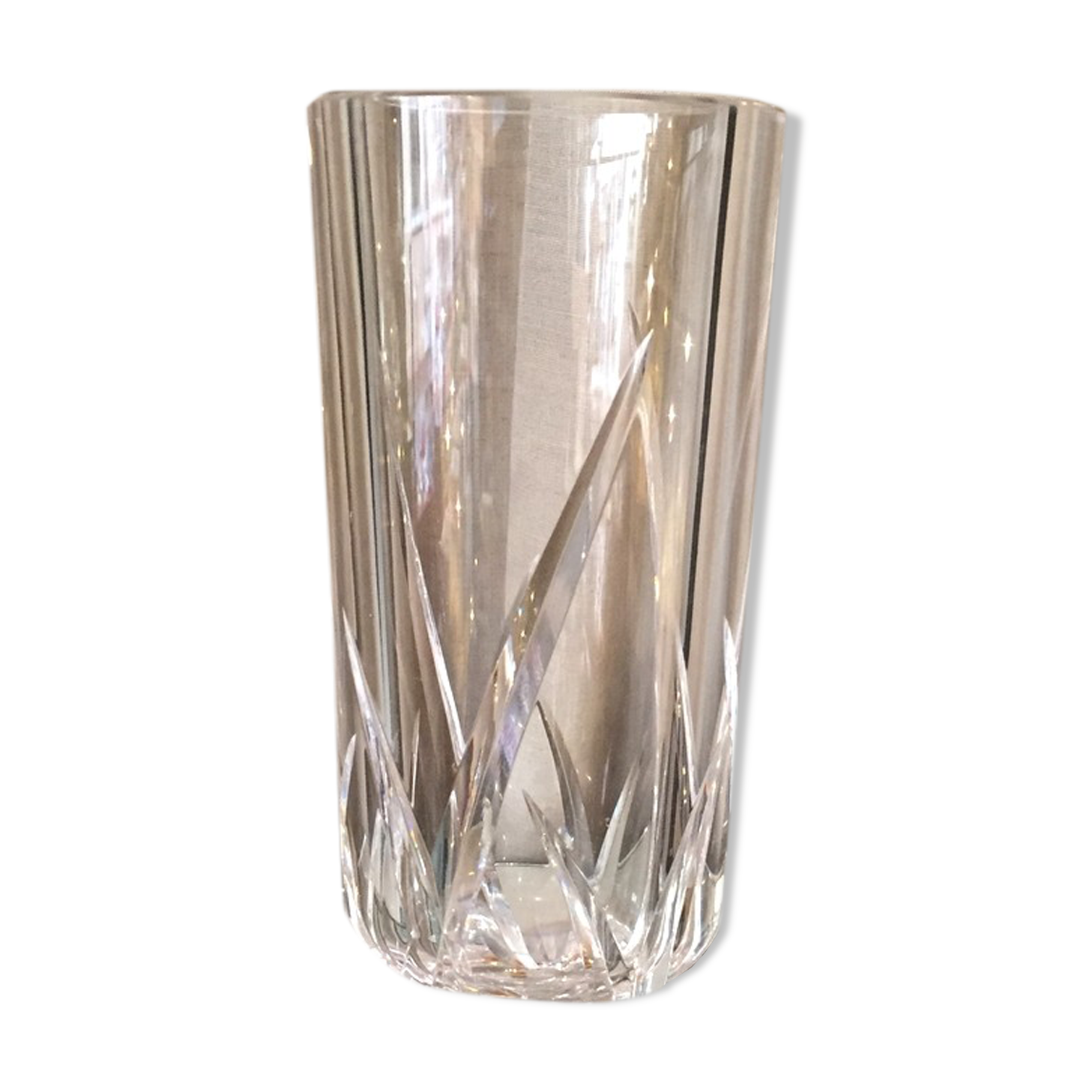 Crystal tube vase wean size