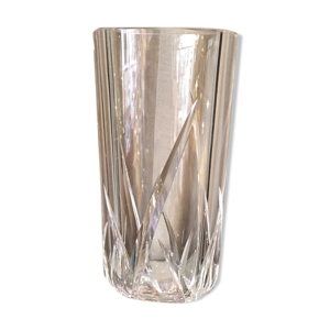 vase tube en cristal - sevres