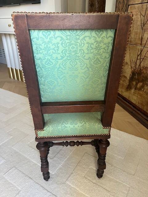 Wooden chair in Henri II style – Neo-Renaissance – Fully restored