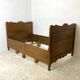 Lit vintage 1950 bois massif