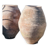 Pair of large Spanish jars