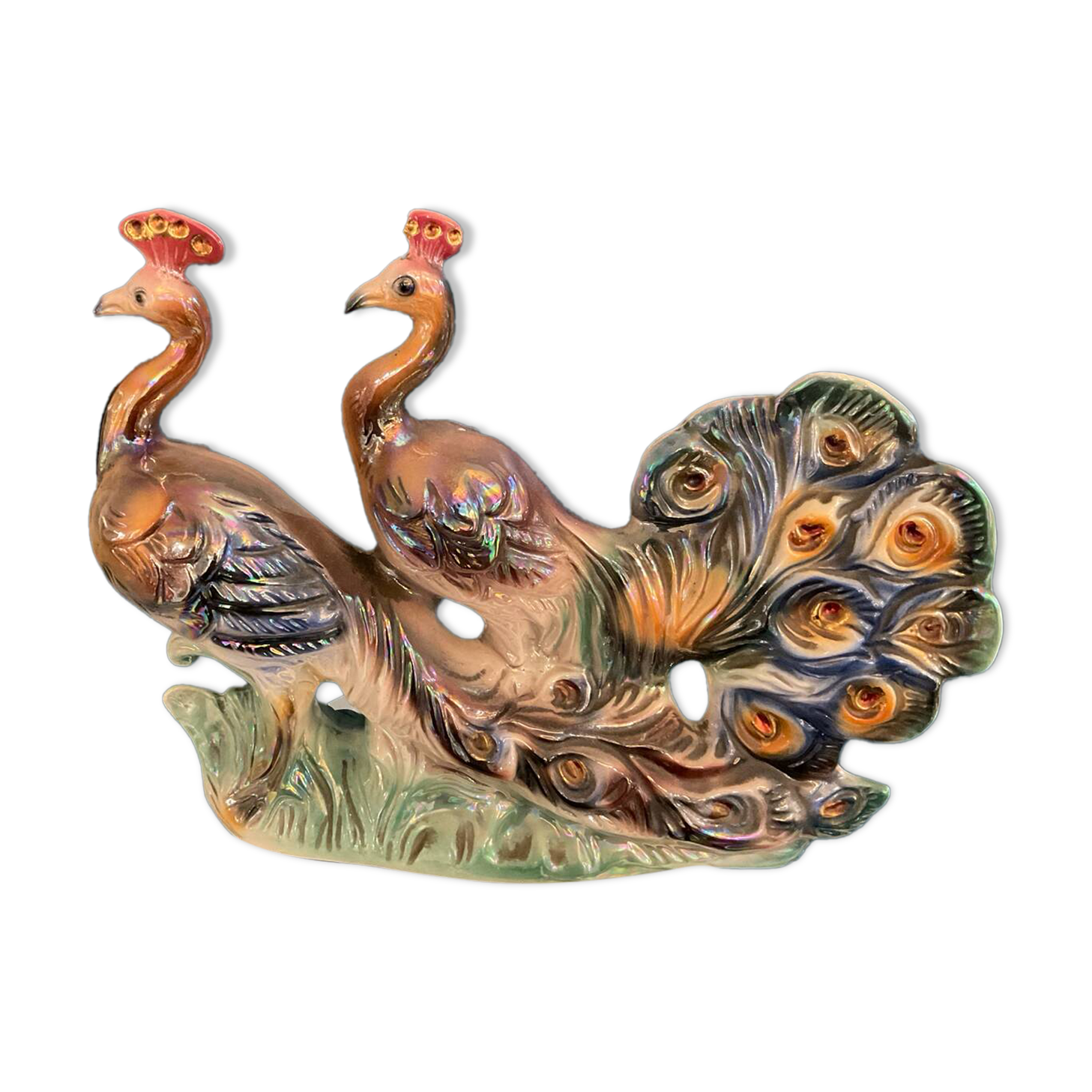 Peacock centerpiece