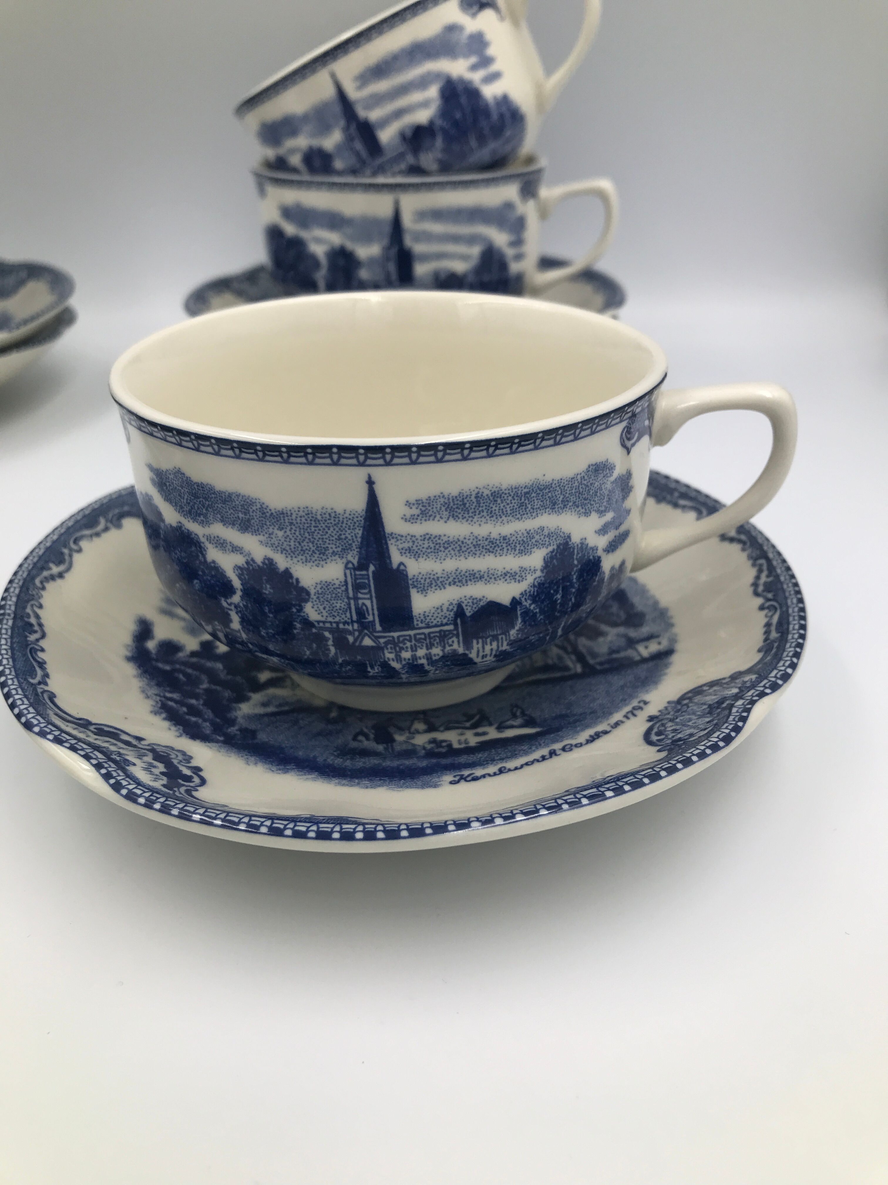 Johnson Brothers vintage porcelain tea service