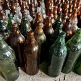 Bouteilles en verre décoratives