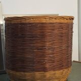Wicker rattan planter