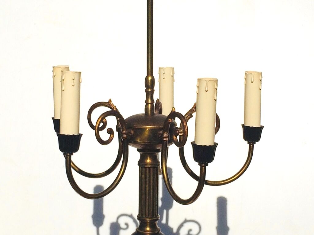 Floor lamp " Hollywood Regency ". Vintage