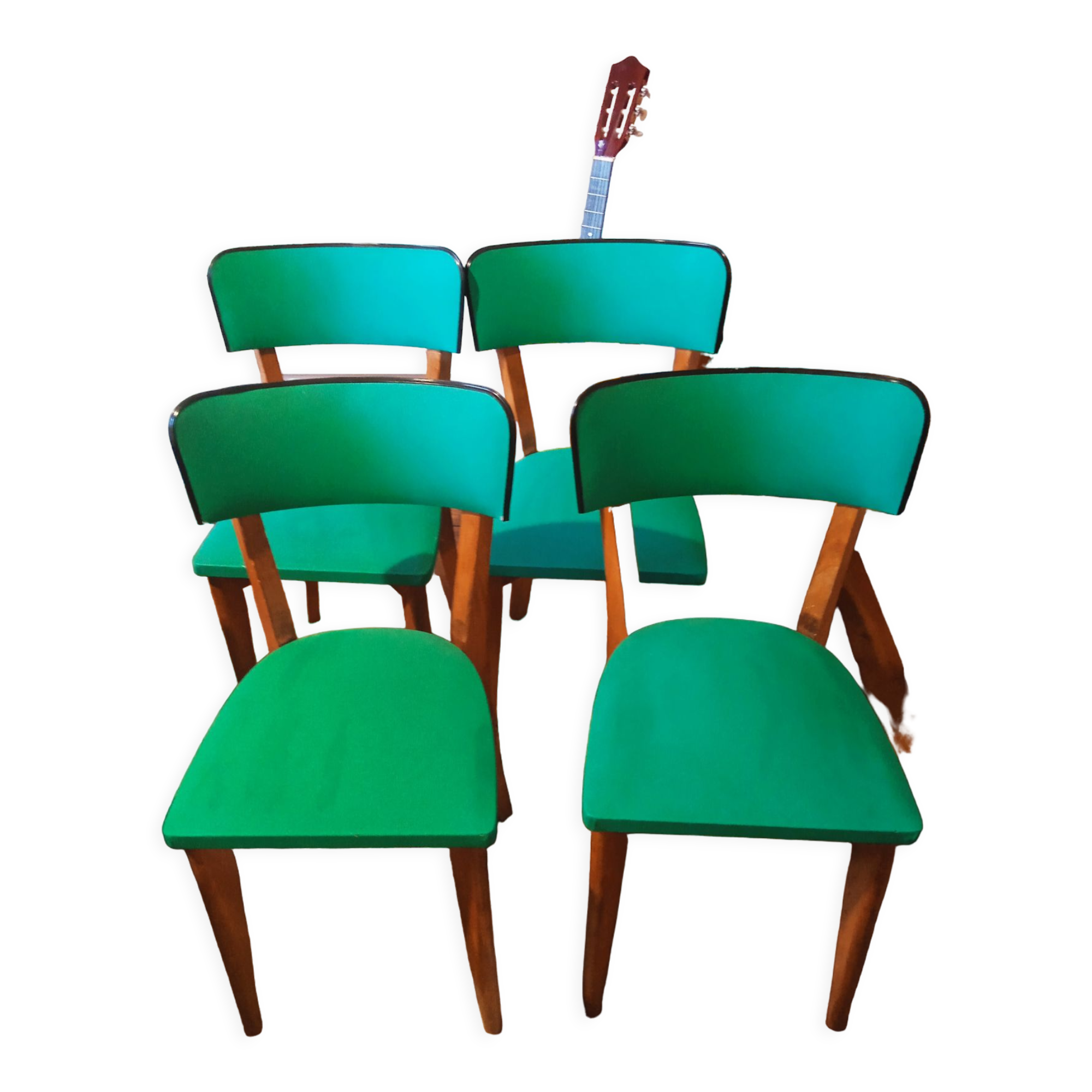 Set of four scandinavian chairs