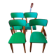 Set of four scandinavian chairs