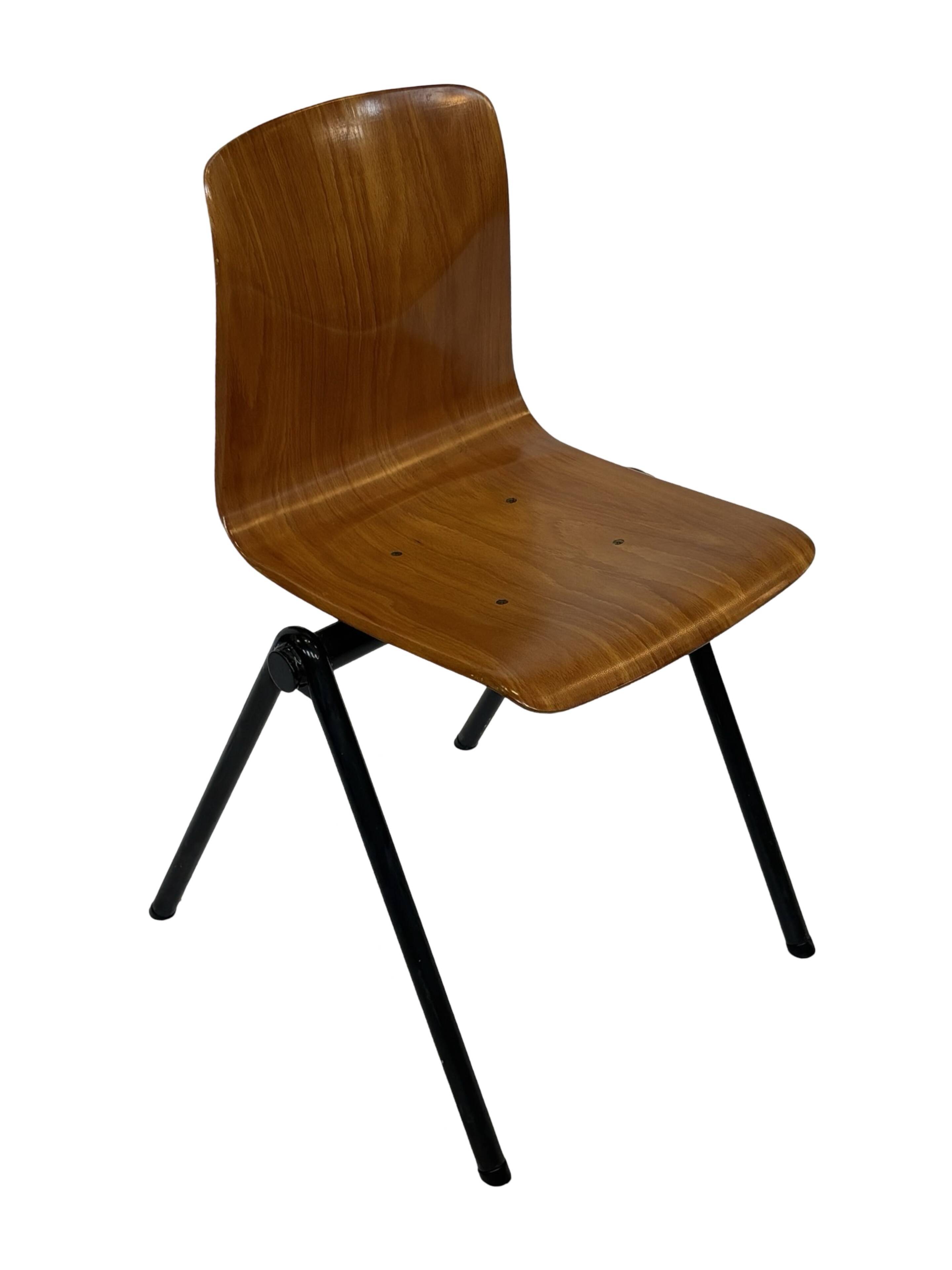 Vintage Chair Galvanitas Pagholz school chair design Dutch design