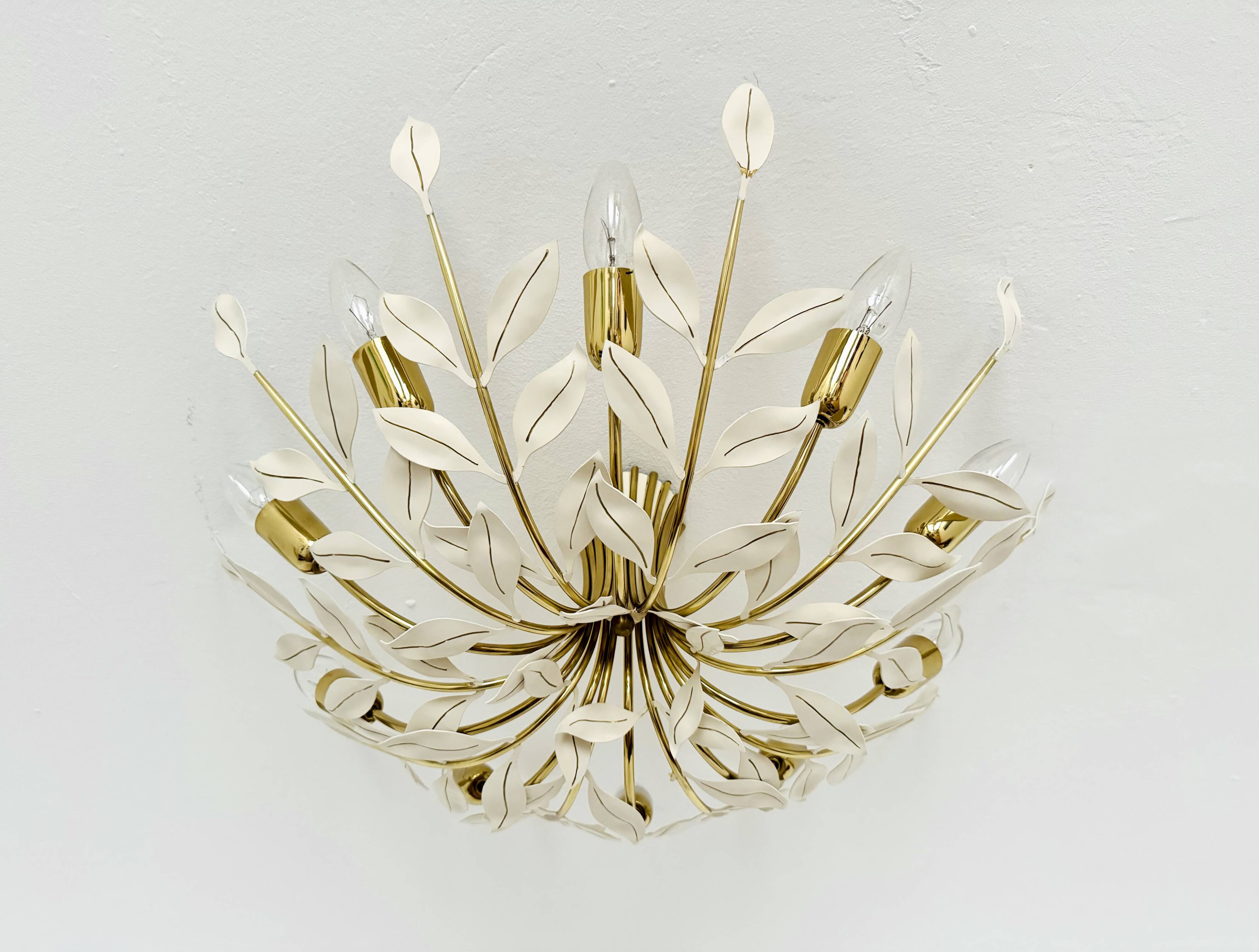 Flush Chandelier by Vereinigte Werkstätten Munich