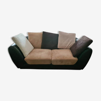 Sofa 2 places leather