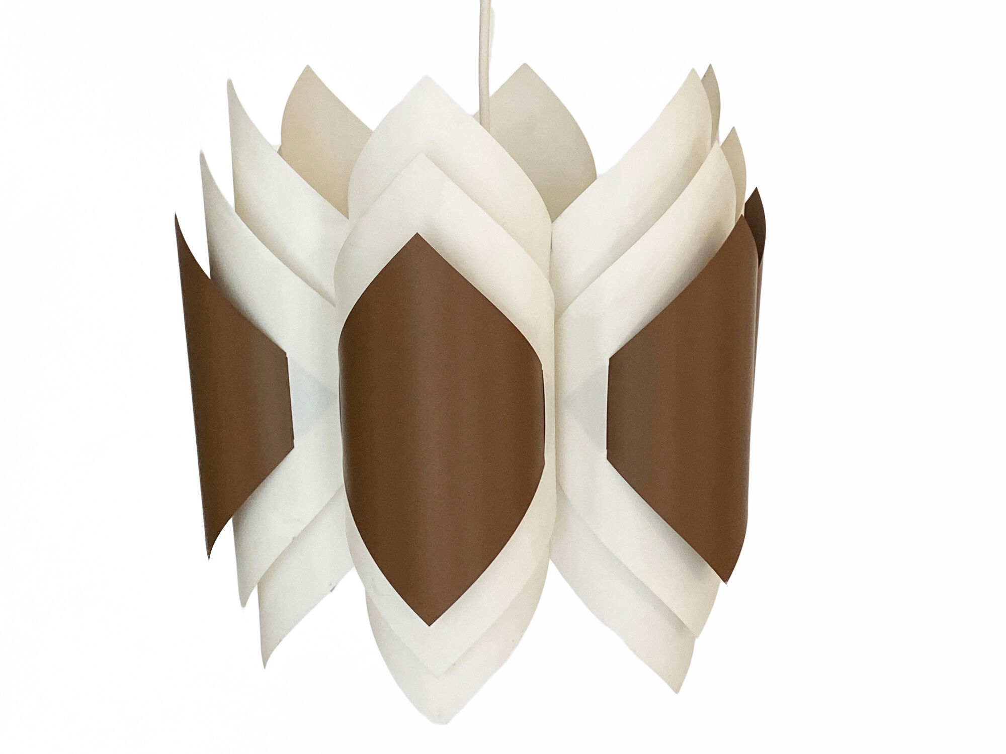 Plastic sheet pendant light "Balett" by Lars Schiøler for Hoyrup lighting