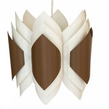 Plastic sheet pendant light "Balett" by Lars Schiøler for Hoyrup lighting