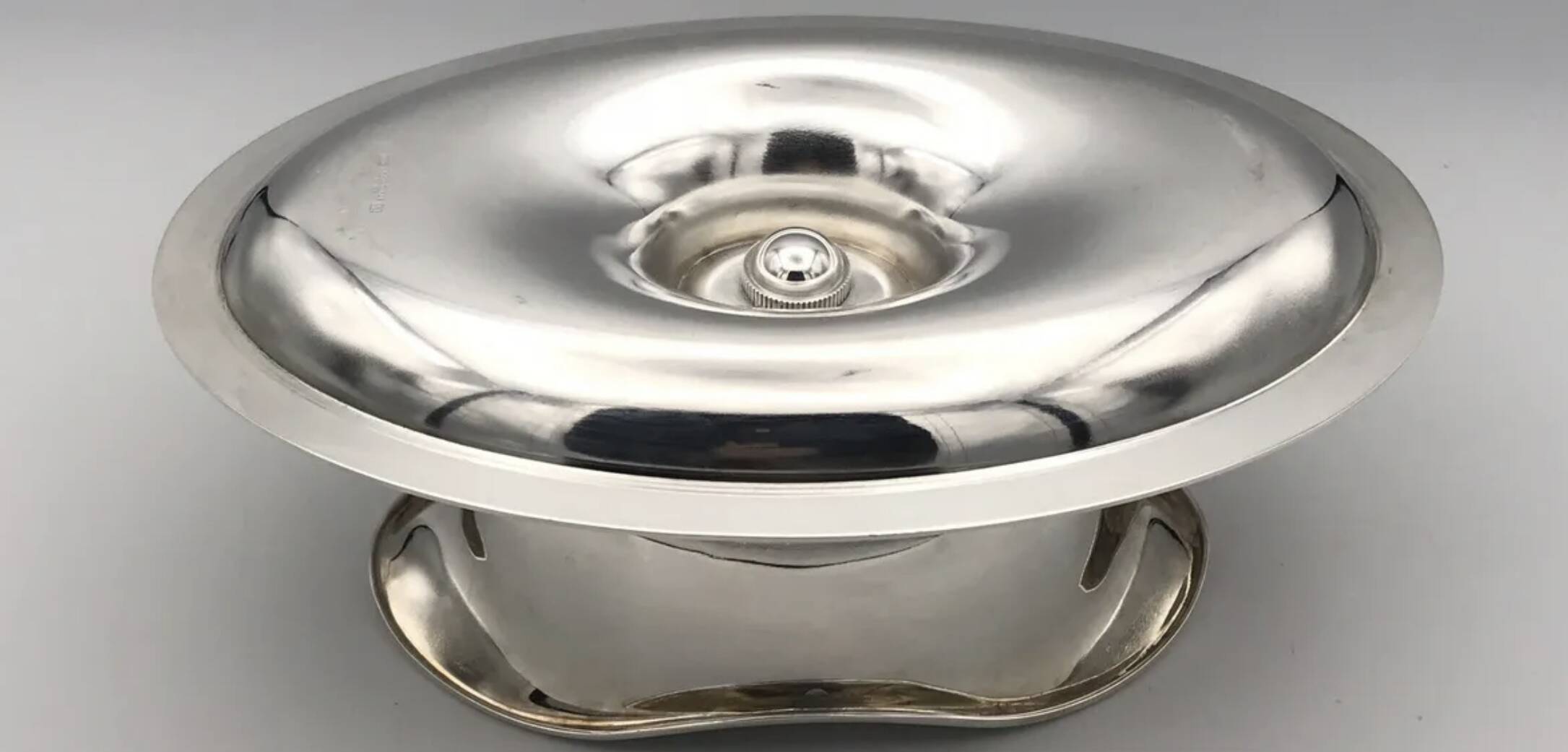 Saucière en métal argenté christofle modèle perle