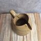 Vintage beige glazed stoneware jug – original shape