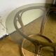 Round dining table with bamboo legs
