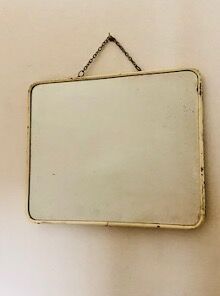 Ancient mirror, wabi-sabi spirit