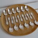 12 tablespoons metal argente orfevre frionnet francois