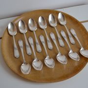 12 tablespoons metal argente orfevre frionnet francois