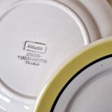 Set of 9 dessert plates Dinard de Digoin