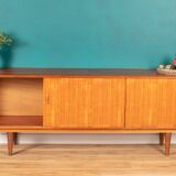Retro Teak Danish 1960s Long Mid Century Sideboard By Clausen & Søn Denmark