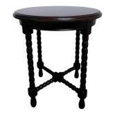 Side table, spool legs