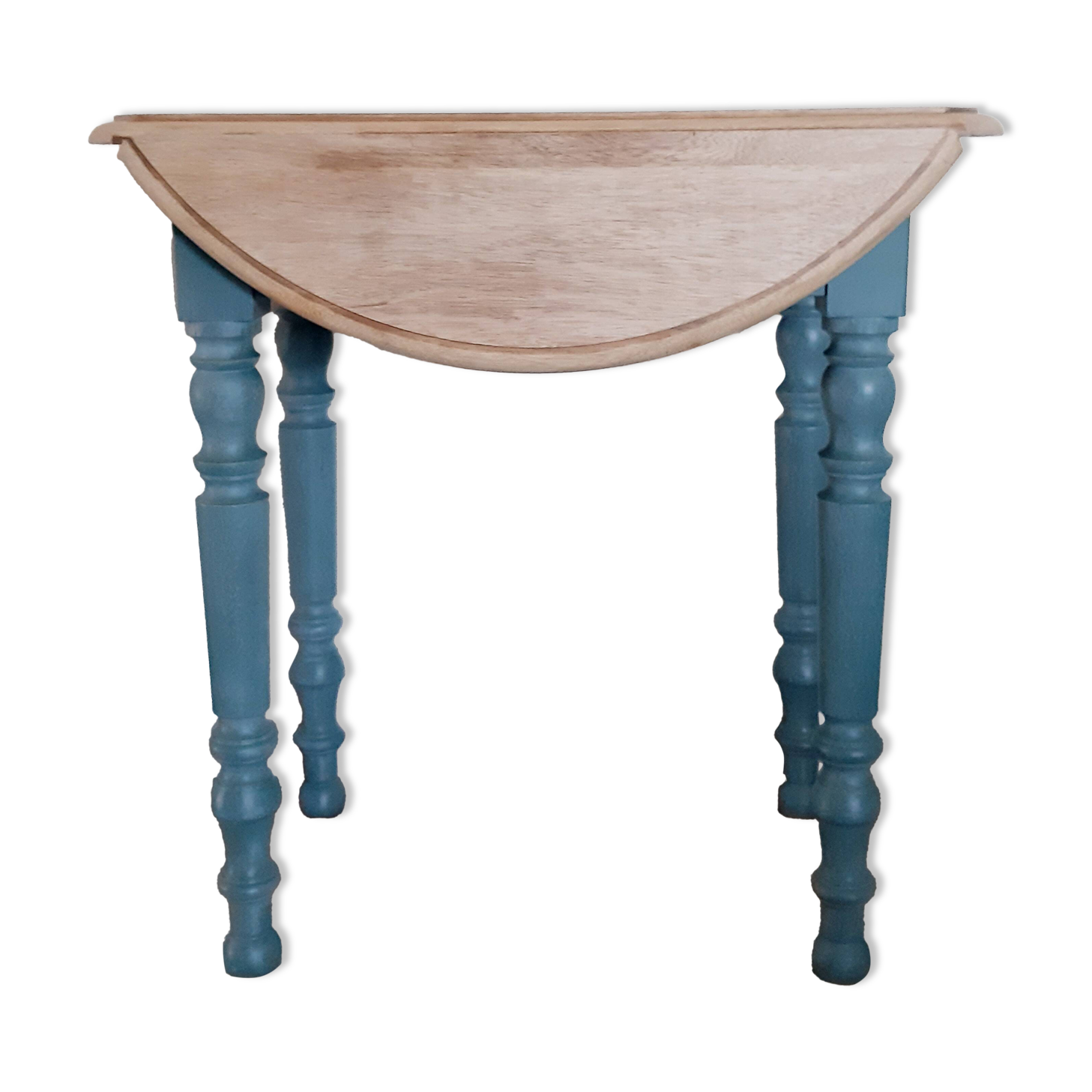 Console small renovated solid wood desk