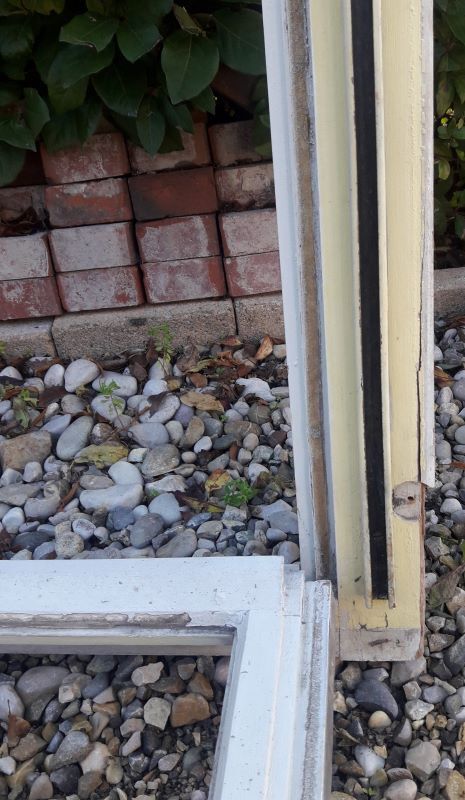 Wooden canopy 3 windows with bellows and abbatant