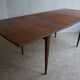 Table à manger en teck extensible Louis van Teeffelen pour Webe