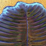 Plat barbotine Vallauris