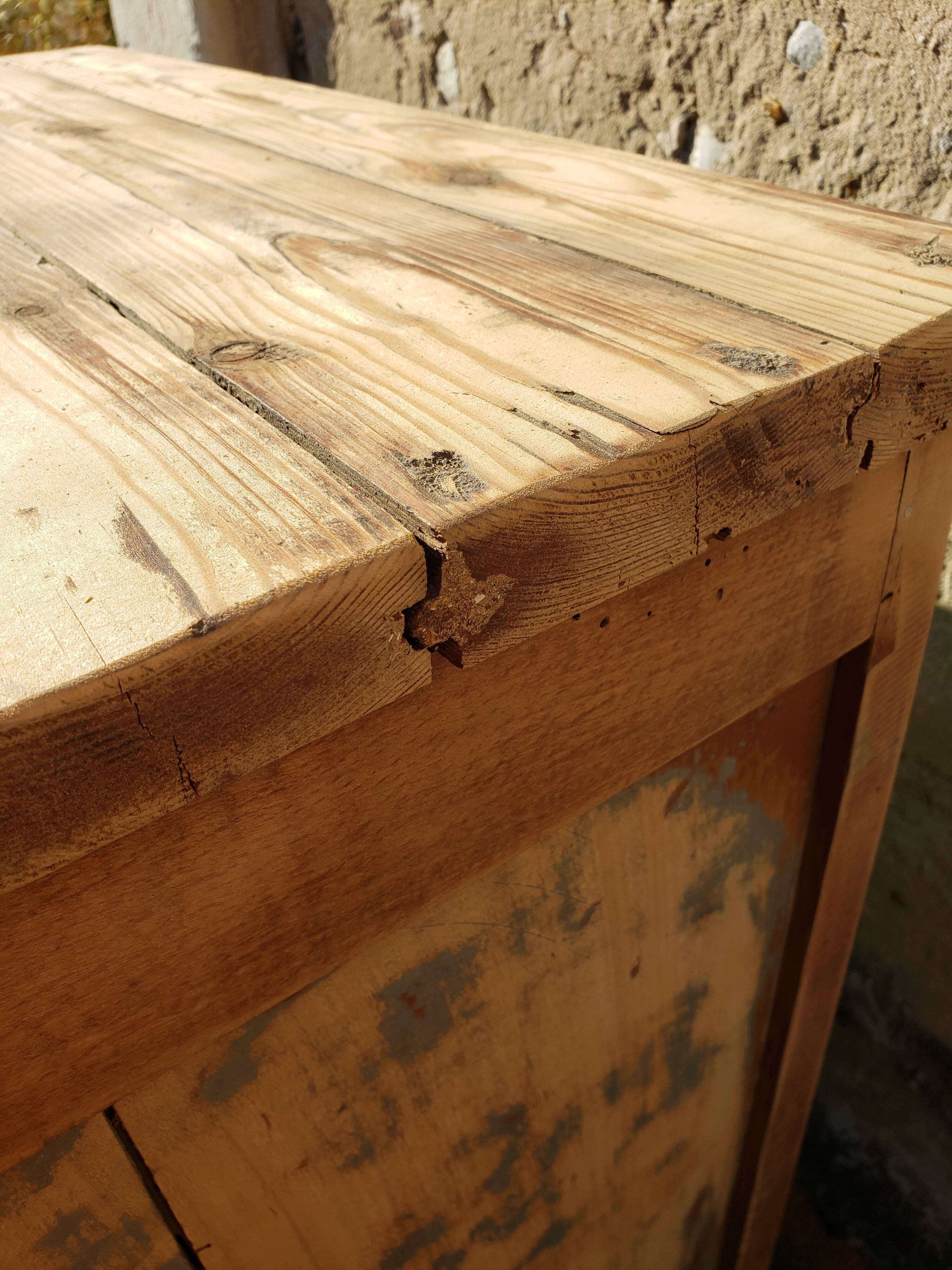 Parisian buffet patina old "Aveyron"