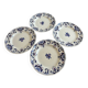 Assiettes plate Longchamp France, modèle Rouennais