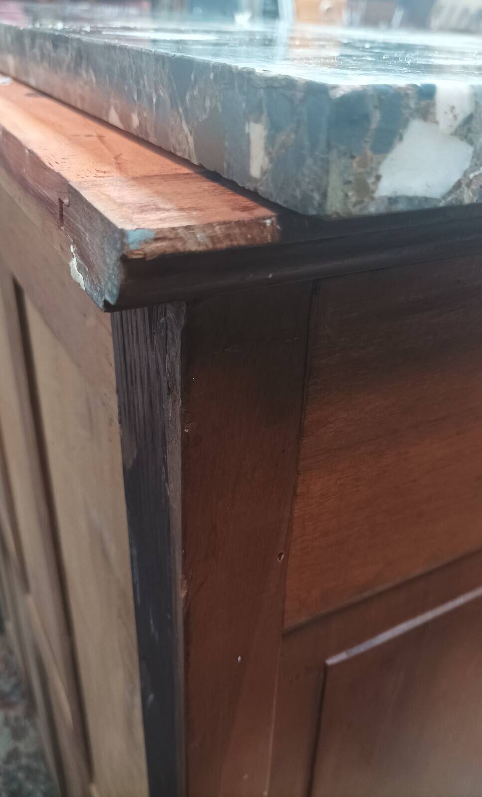Louis XVI library in walnut