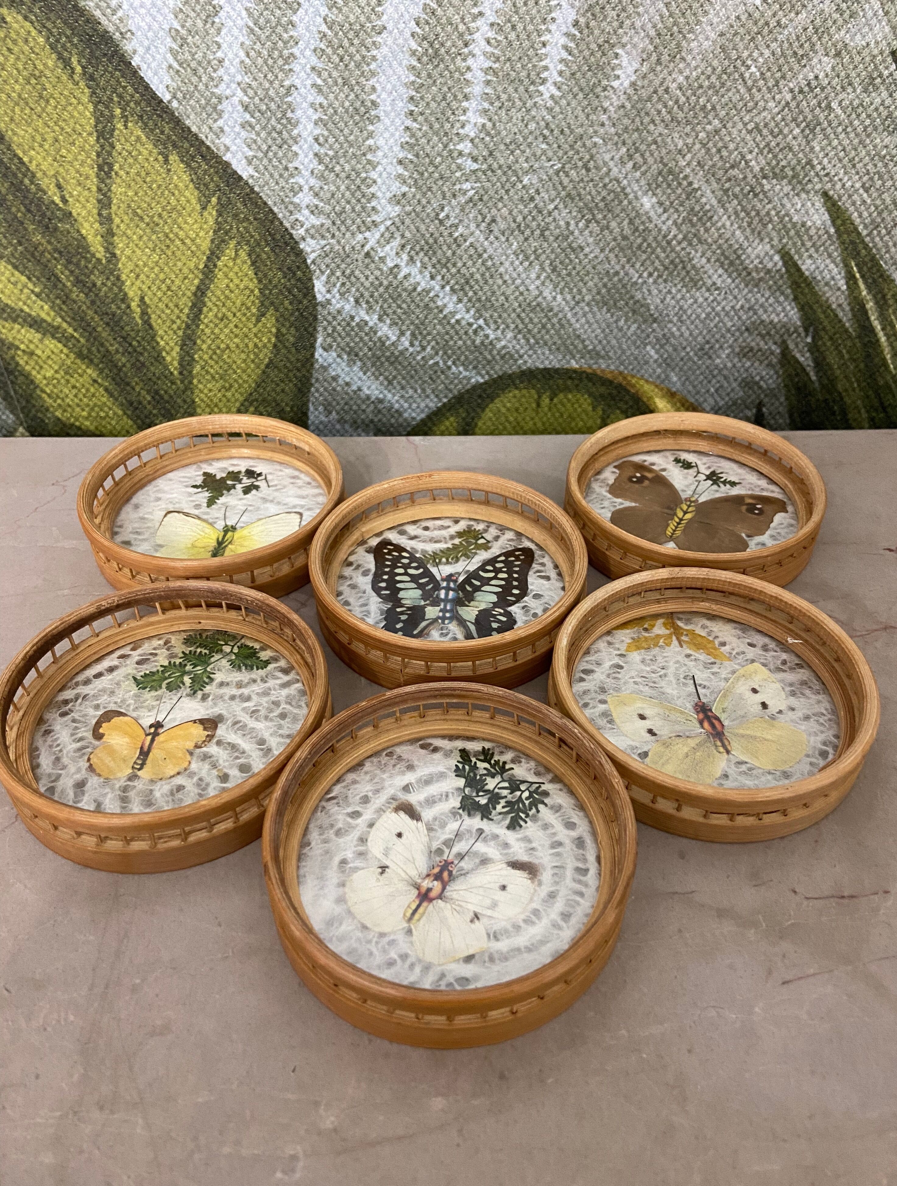 Butterfly coasters