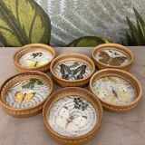 Dessous-de-verre papillons