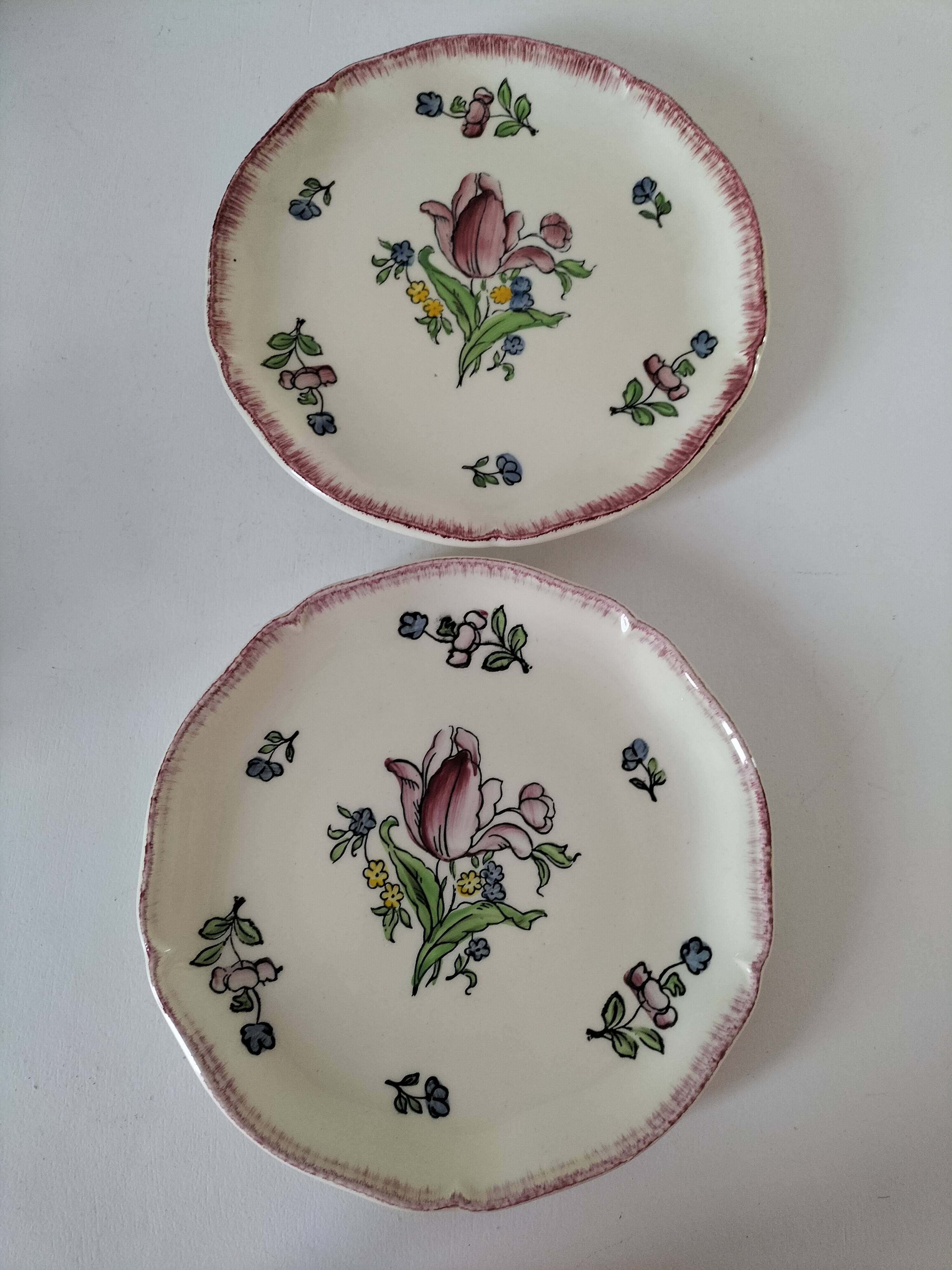 Gien plates, La Lorraine model