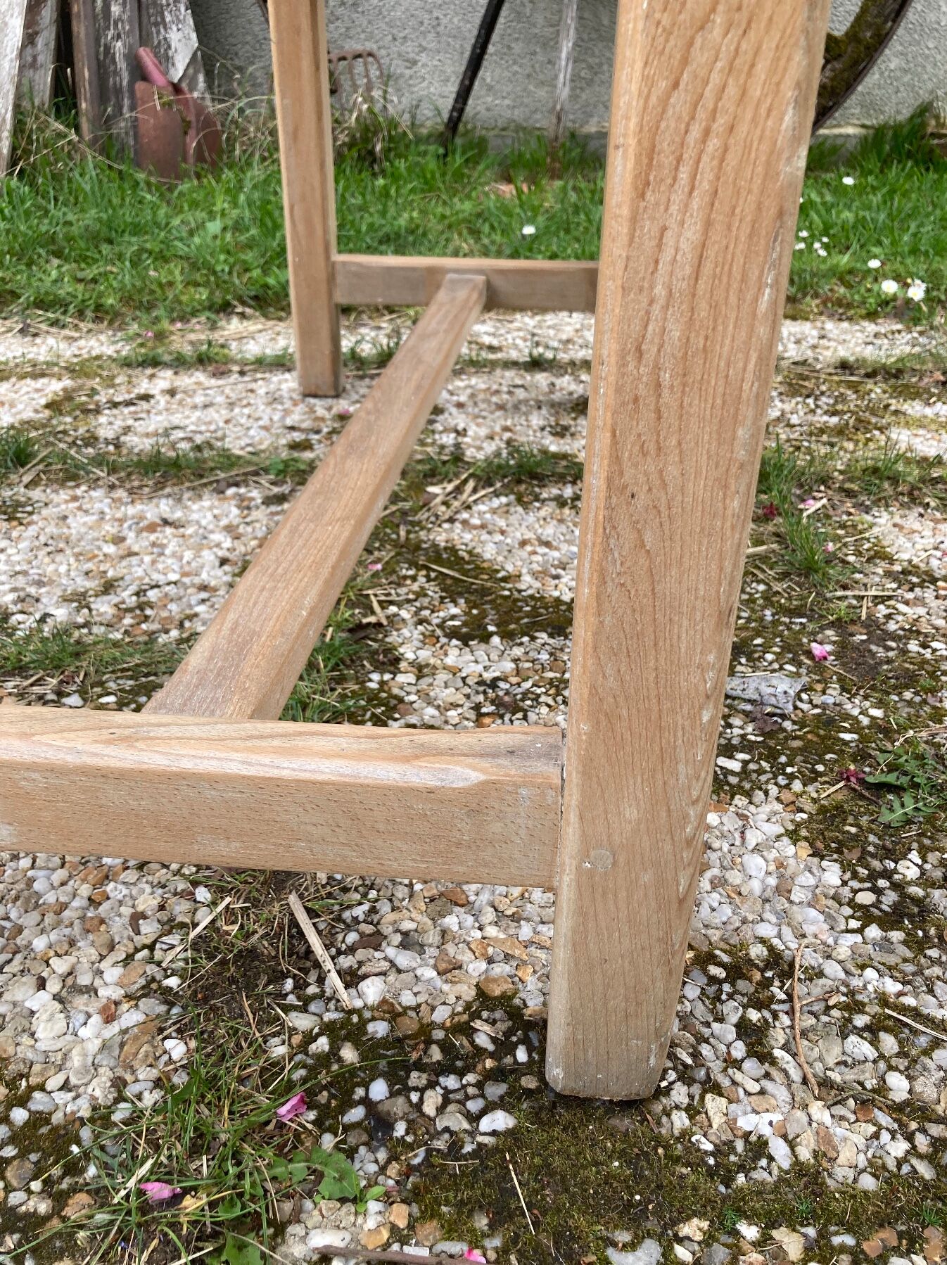 Antique solid wood desk