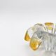 Murano Bowl Archimede Seguso Bullicante Crystal & Fritté Gold 1950