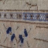 Shabby chic vintage turkish village pictorial rug 3'7'' x 5'4''