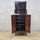 Vintage Chinese record player cabinet / Asian vinyl cabinet