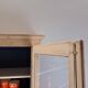 GLASS CABINET IN SOLID OAK