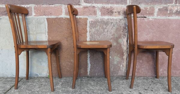 Chaises bistrot Luterma (système Monobloc, lot de 3)