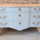 Regency style cherry chest of drawers