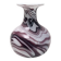 Beautiful vase in purple and white opaline.