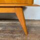 Enfilade moderniste en chêne longueur 197 vintage 1950 pieds compas